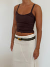 Edge belt - Dark green/gold