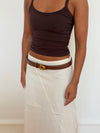 Forma belt - Brown/gold