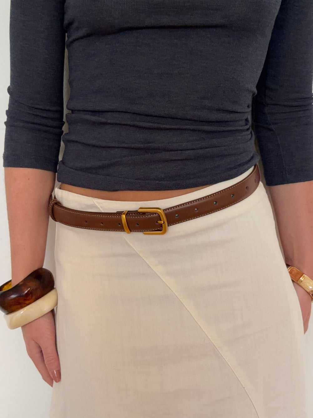 Forge belt – Brown/gold