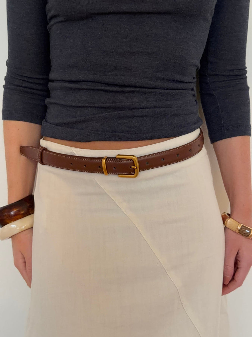 Forge belt – Brown/gold