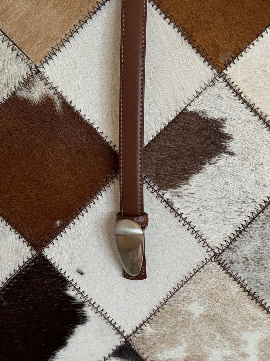 Core belt - Brown/silver