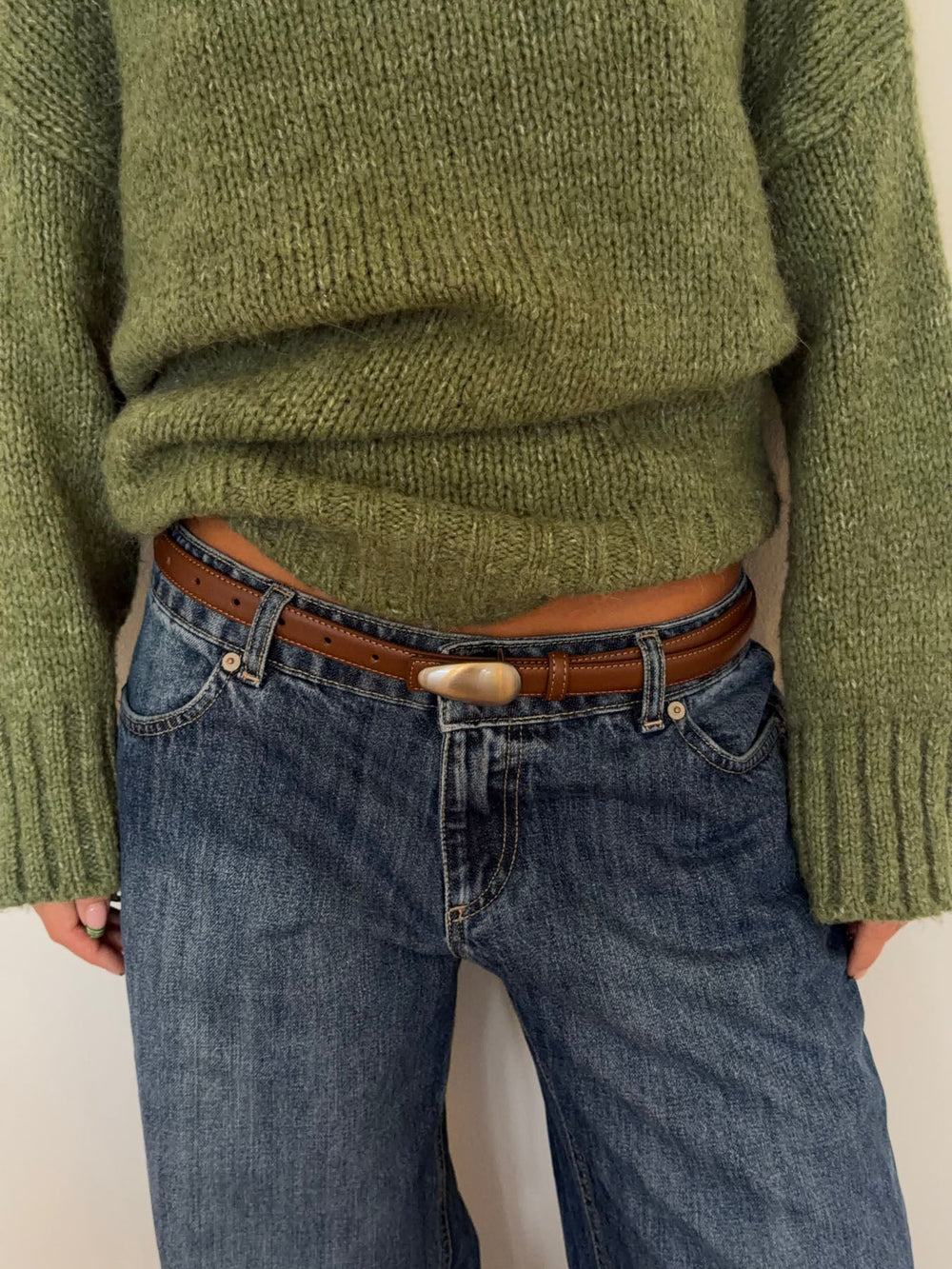 Core belt - Brown/silver