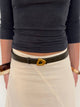 Forma belt – Brown/gold