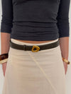 Forma belt – Brown/gold