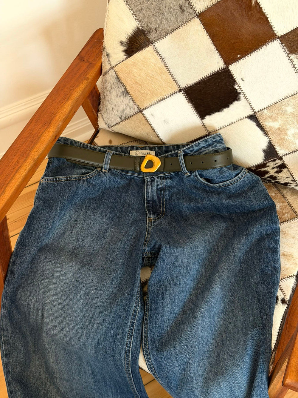 Forma belt – Brown/gold