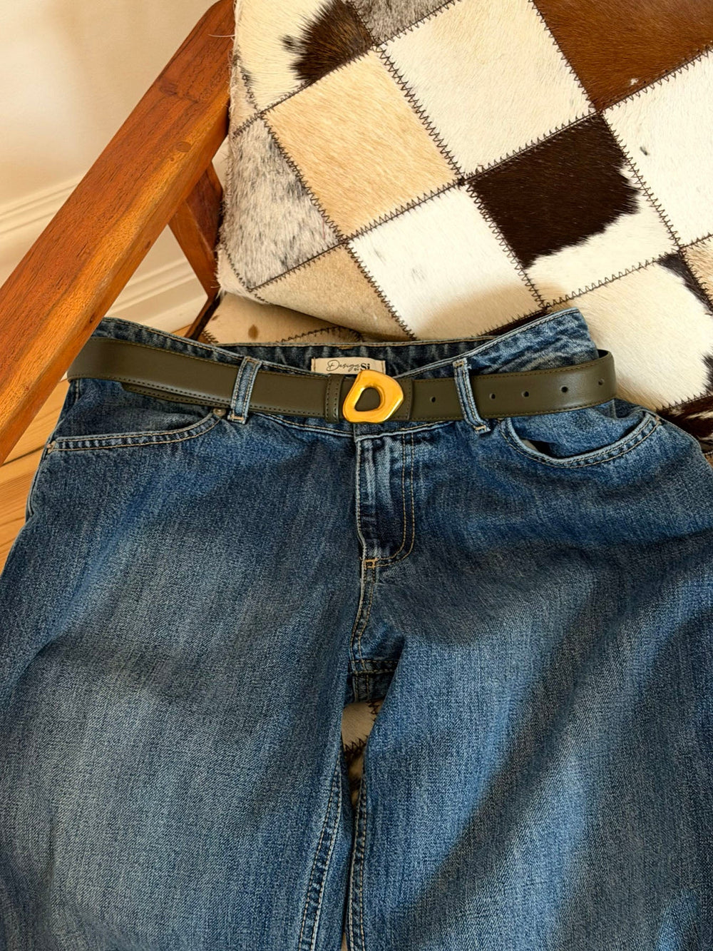 Forma belt – Brown/gold