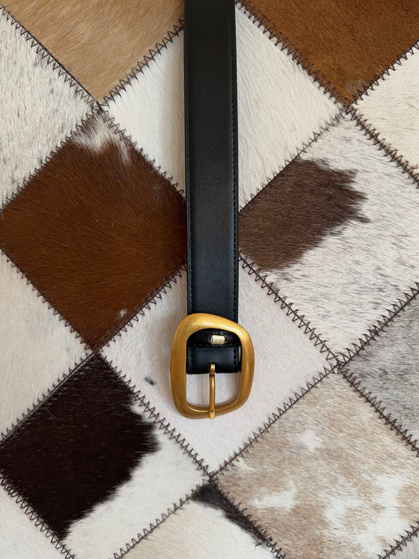 Heritage belt – Black/gold