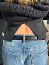 Noble belt- Black/silver