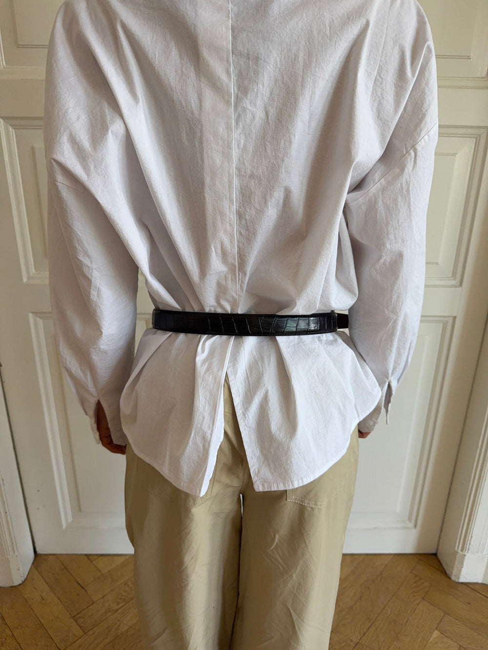 Noble belt- Black/silver