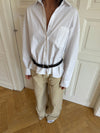Noble belt- Black/silver