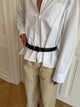 Noble belt- Black/silver