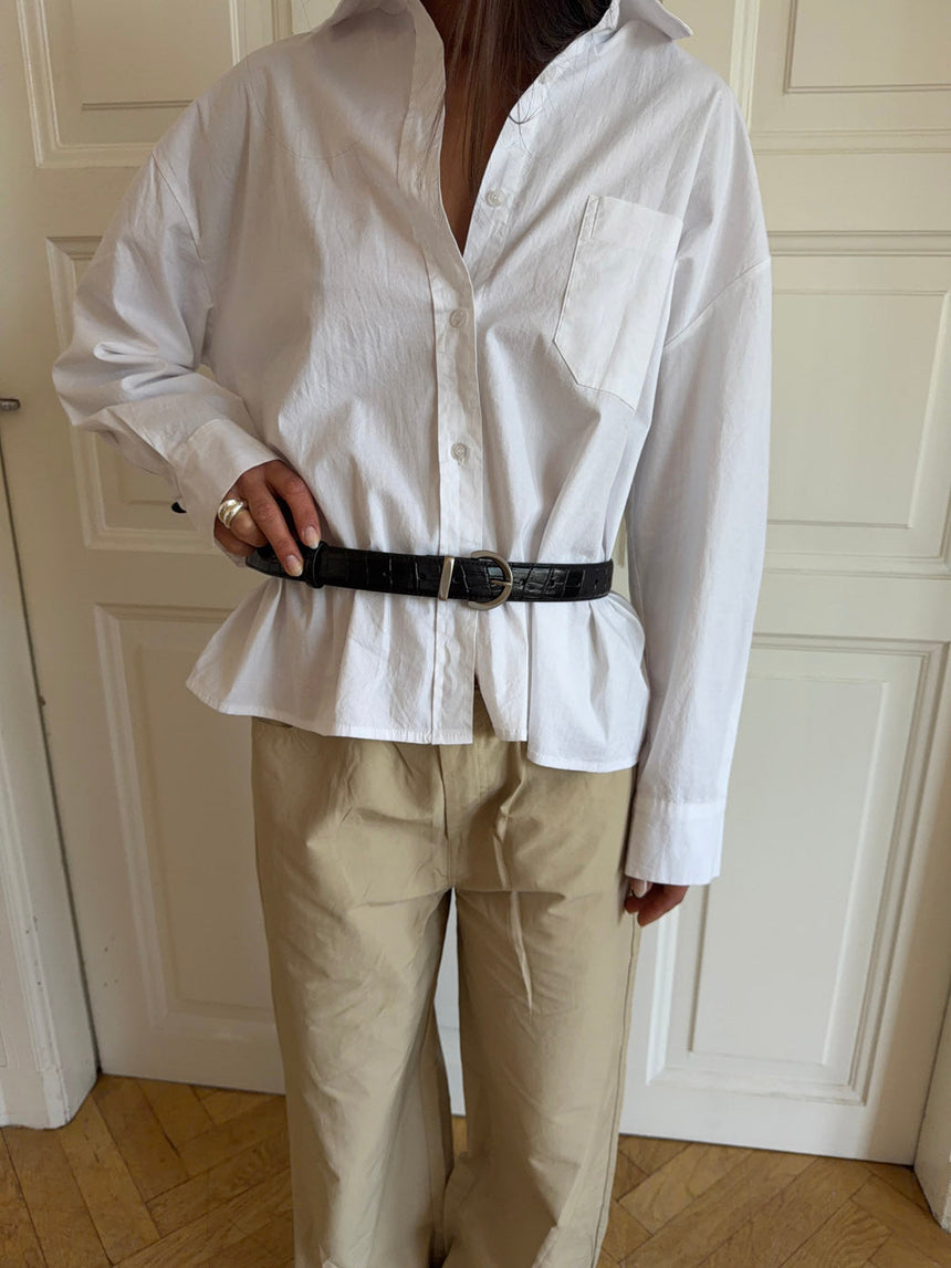 Noble belt- Black/silver