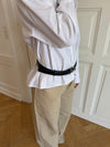 Noble belt- Black/silver