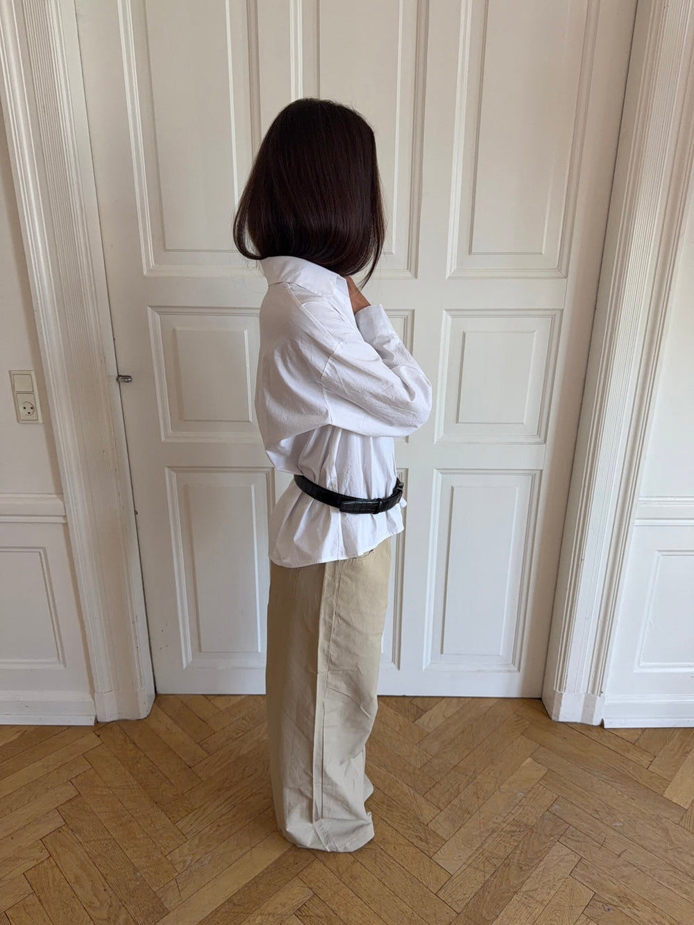 Noble belt- Black/silver