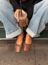 Waverly ballerina - Cognac