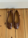 Waverly ballerina - Cognac