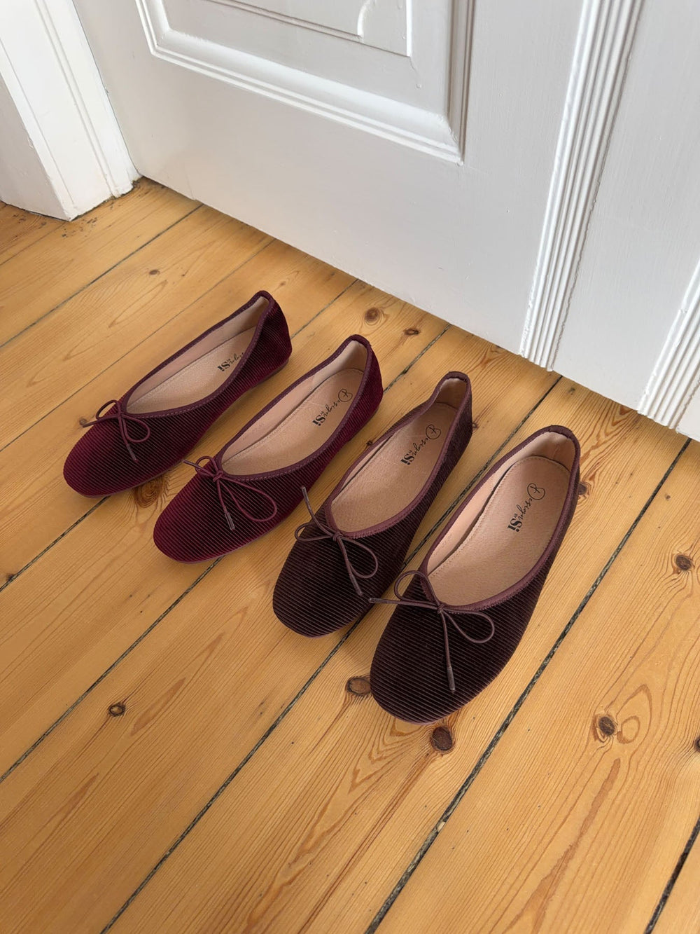 Cossetta ballerina with ridges - Dark brown