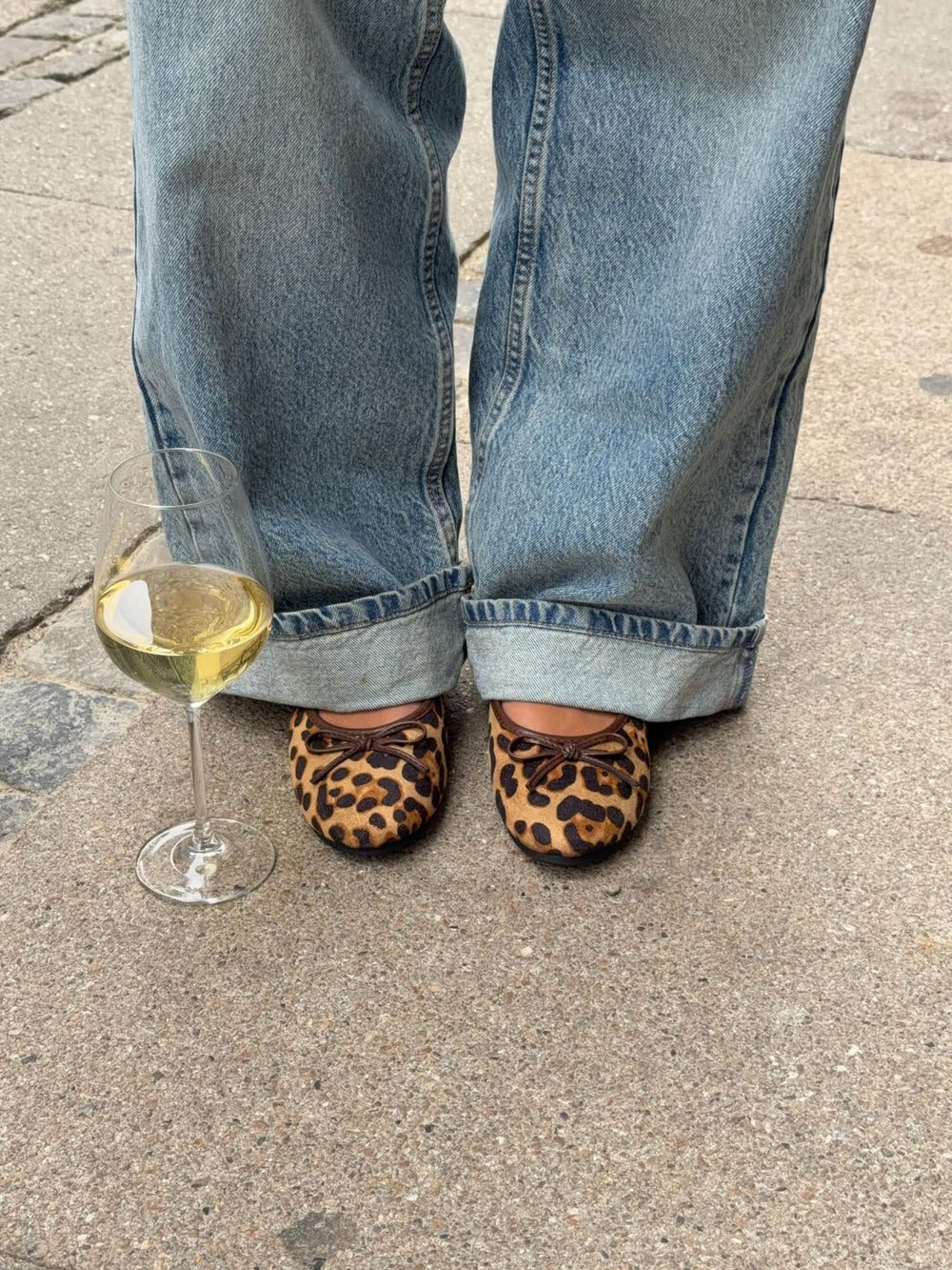 Leonia ballerina with leopard - Brown