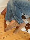 Yuna ballerina with heel - Beige
