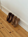 Yuna ballerina with heel - Beige