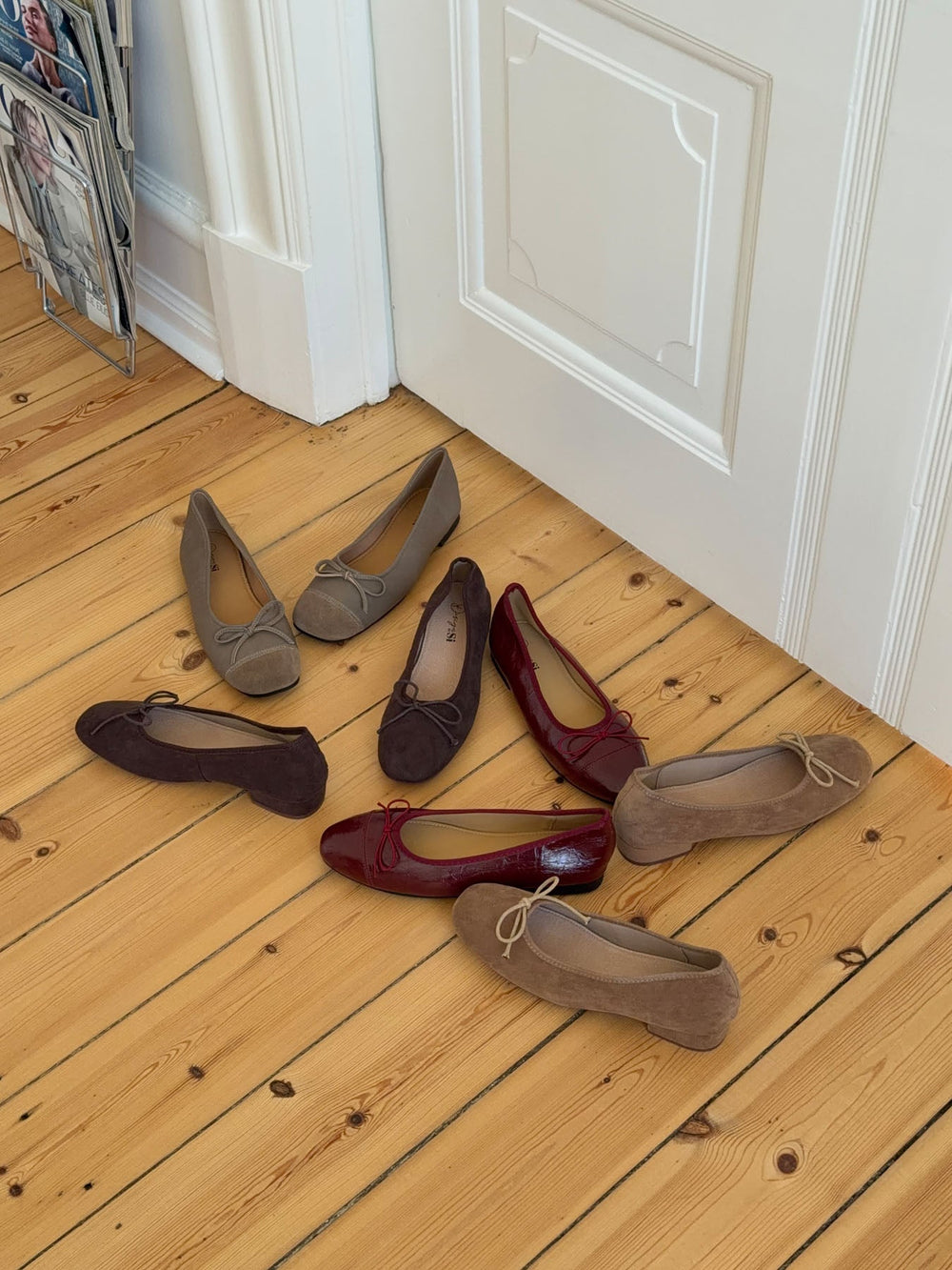 Elira ballerina with bow - Red