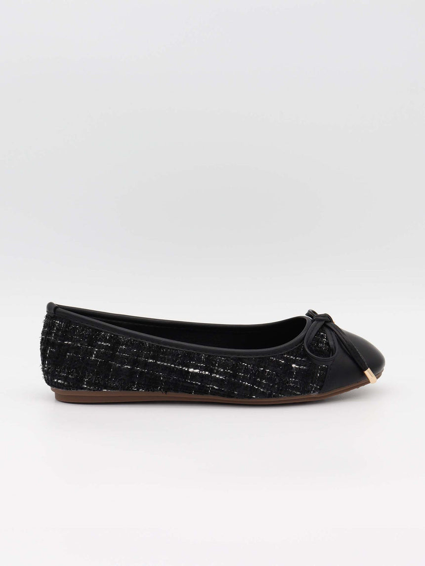 Cetinje ballet flats with bow - Black