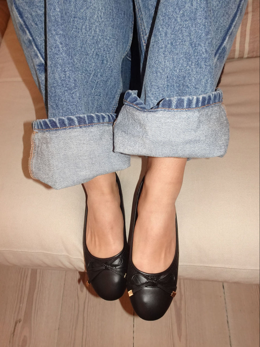 Anelia ballerinas – Black