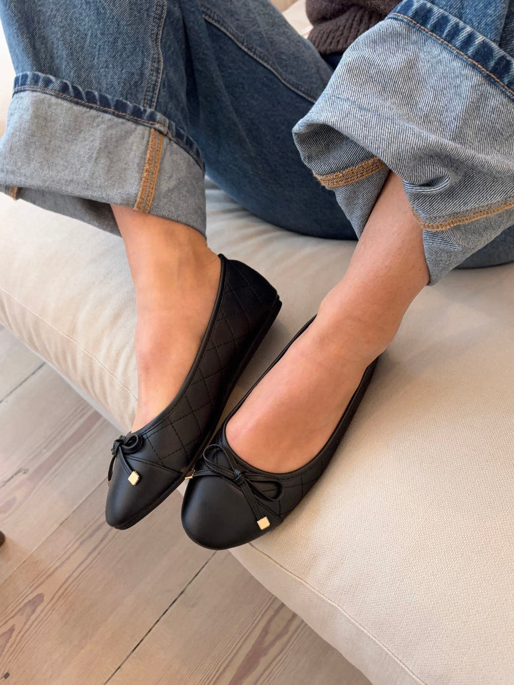 Anelia ballerinas – Black