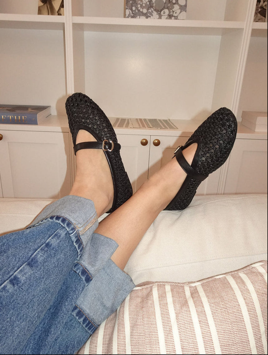 Flotana ballerinas – Black