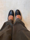 Katarine ballerinas with stud details - Black