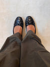 Katarine ballerinas with stud details - Black