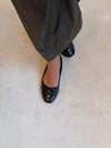 Katarine ballerinas with stud details - Black