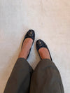 Katarine ballerinas with stud details - Black