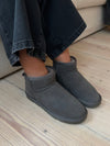 Malabo teddy boots short - grey