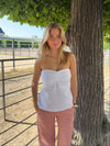 Robyn bandeau top - White