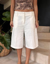 Cilena bermuda shorts - White