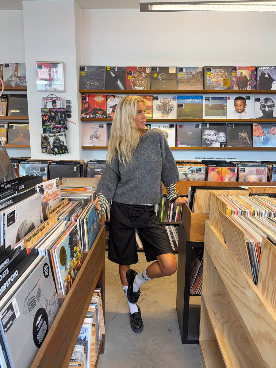 Noelia bermuda shorts - Black