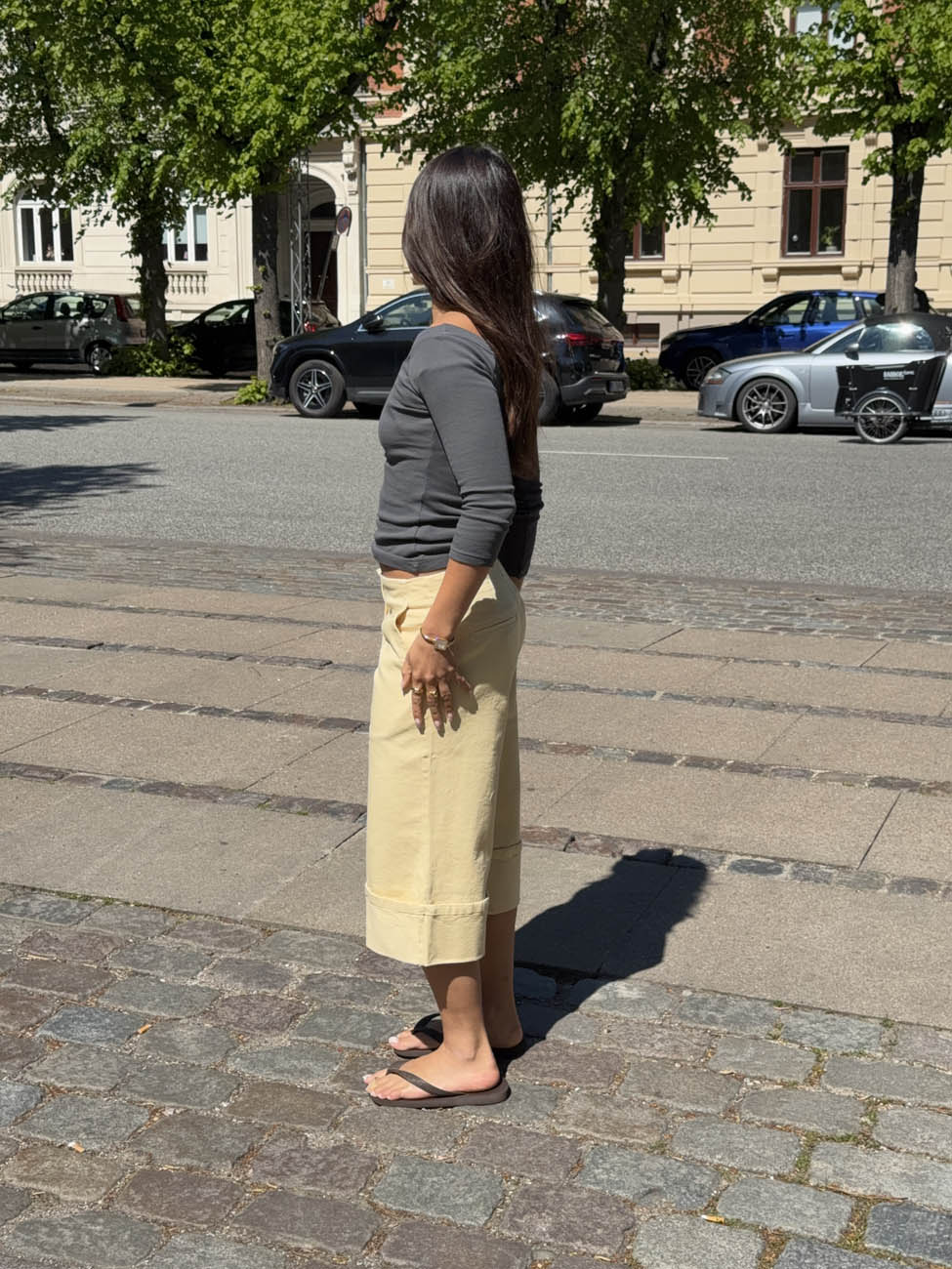 Siva bermuda shorts - Yellow