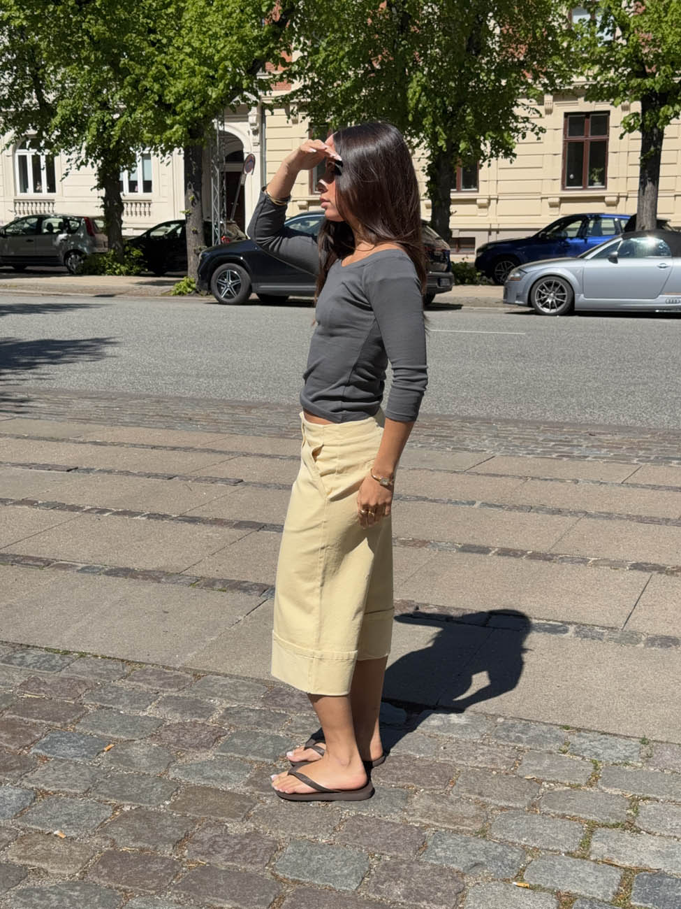 Siva bermuda shorts - Yellow