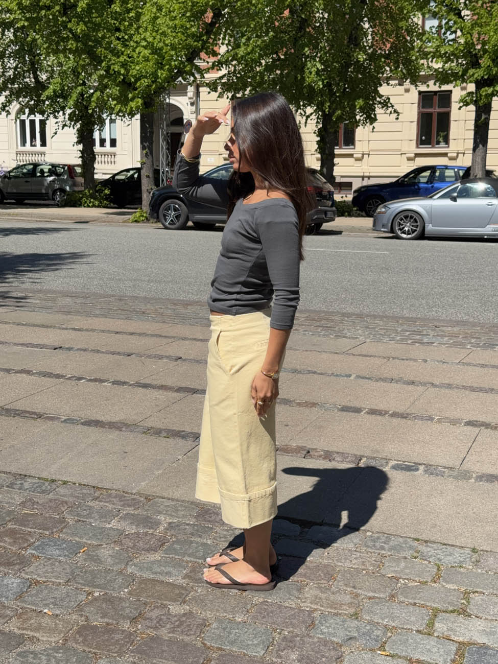 Siva bermuda shorts - Yellow