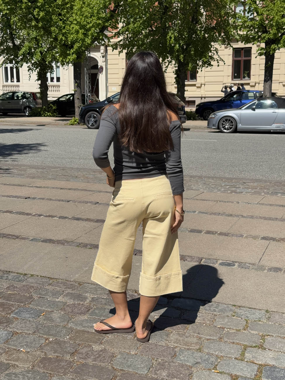 Siva bermuda shorts - Yellow