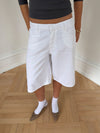 Ragna bermuda shorts - White