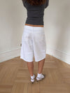 Ragna bermuda shorts - White