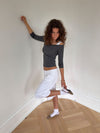 Ragna bermuda shorts - White