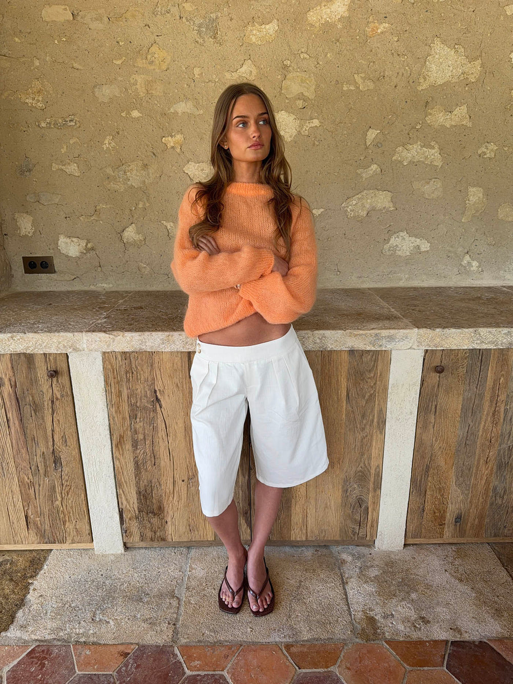 Thaliana bermudashorts  - White