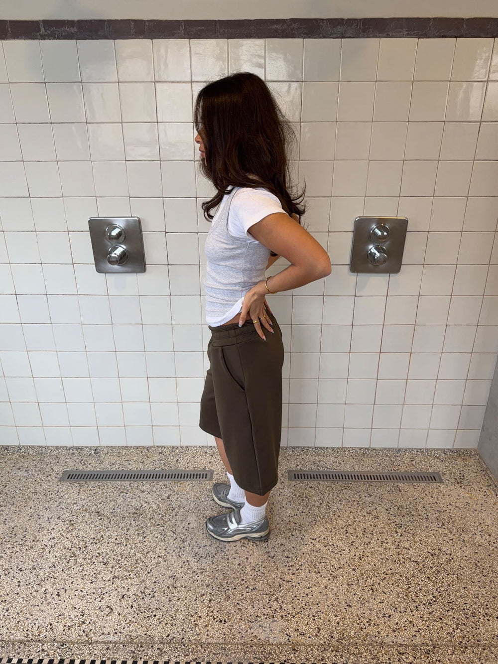 Kaline bermudashorts - Khaki