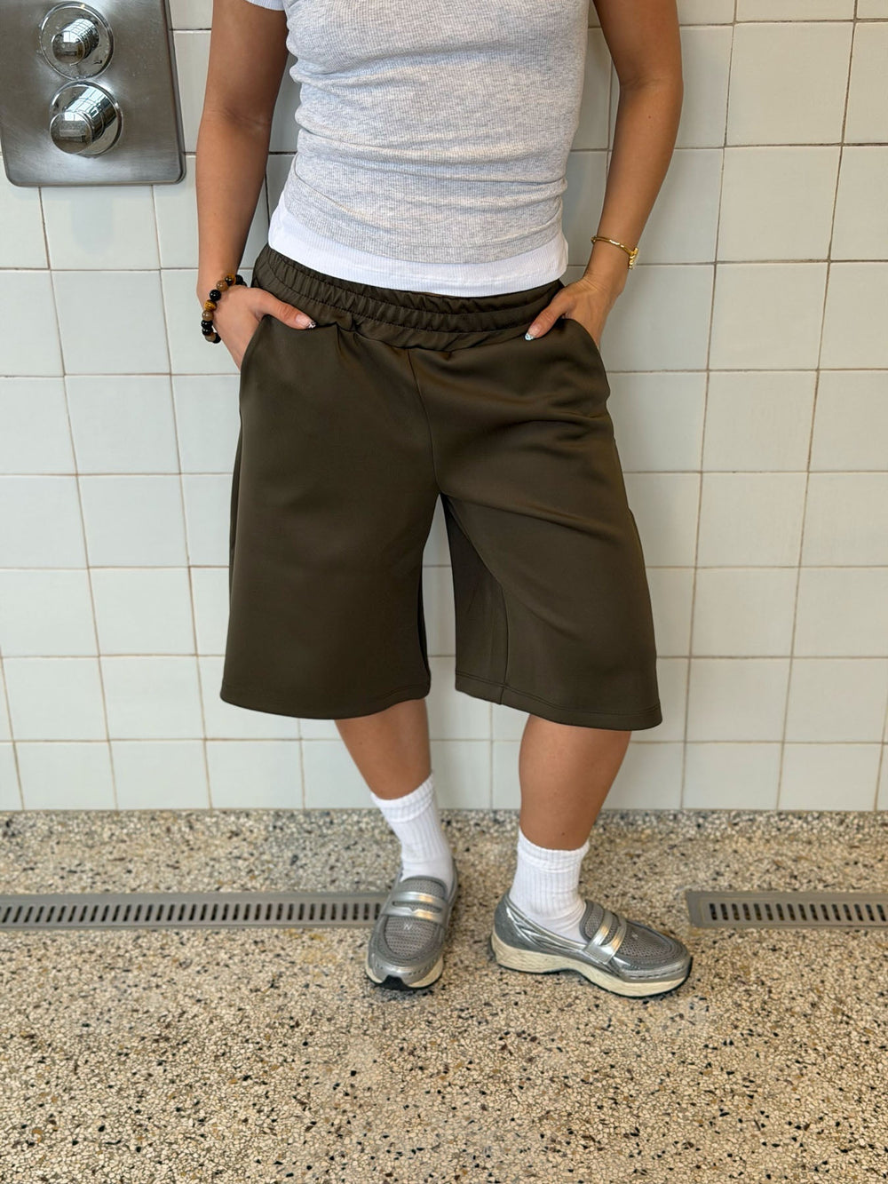 Kaline bermudashorts - Khaki