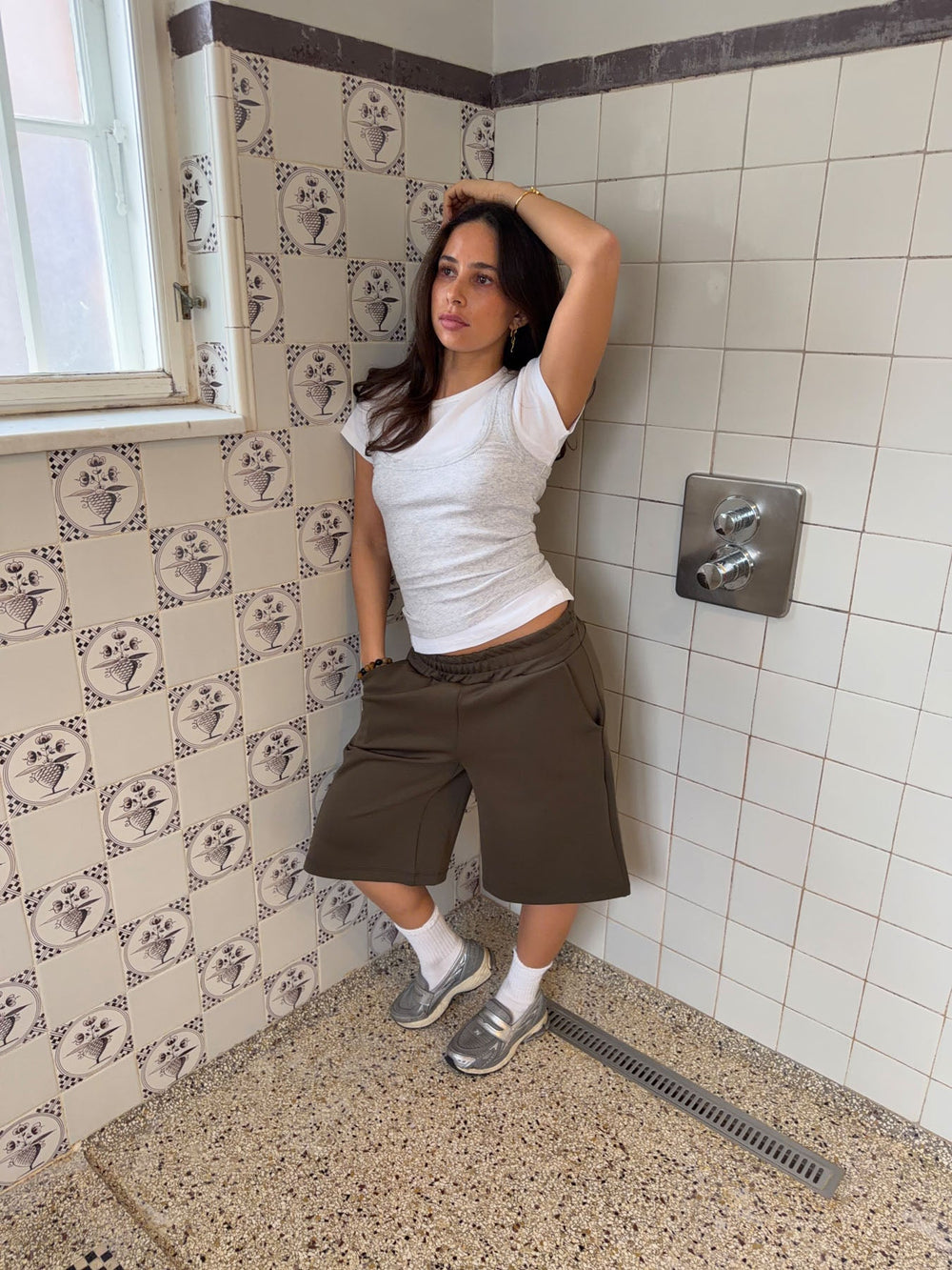 Kaline bermudashorts - Khaki