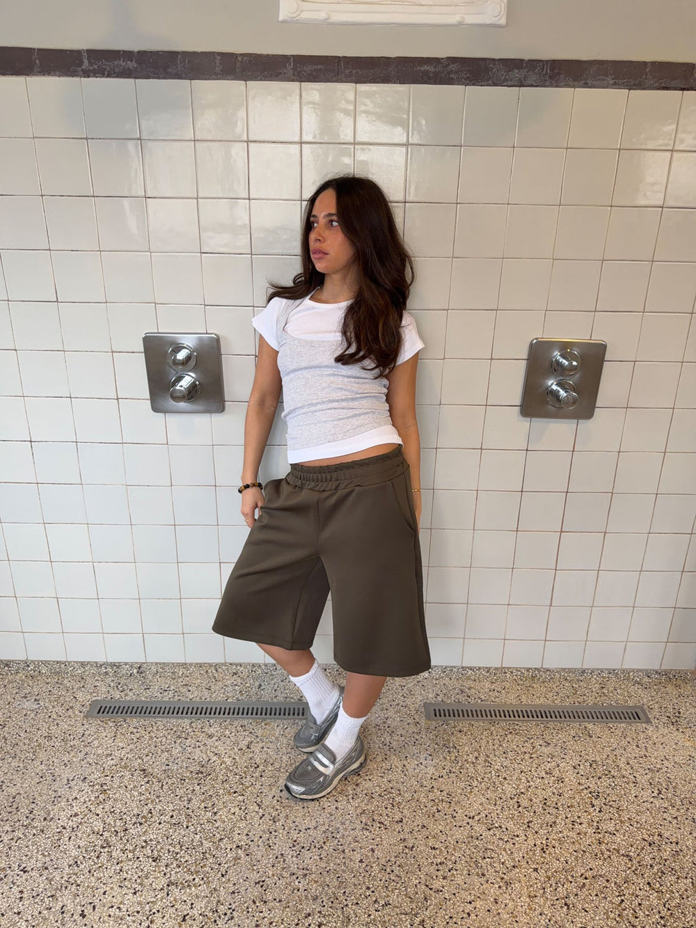 Kaline bermudashorts - Khaki