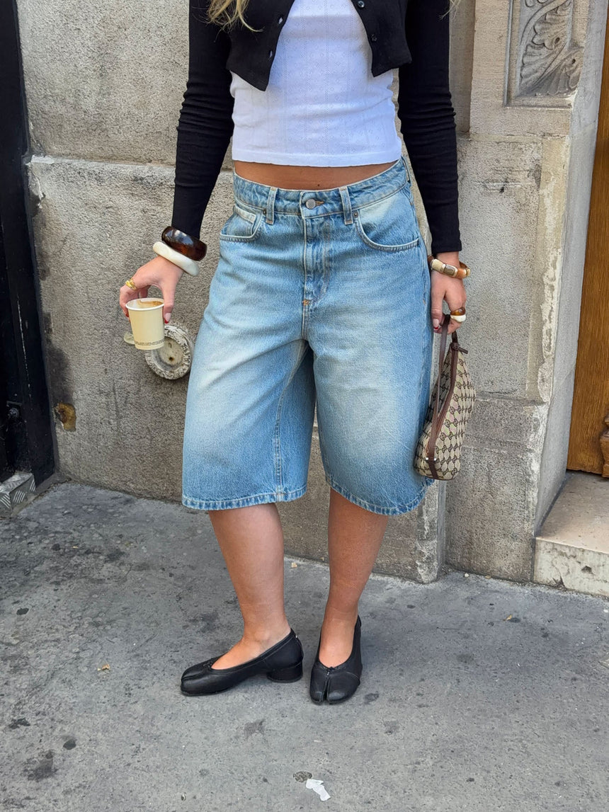 Beala bermuda shorts - Light denim